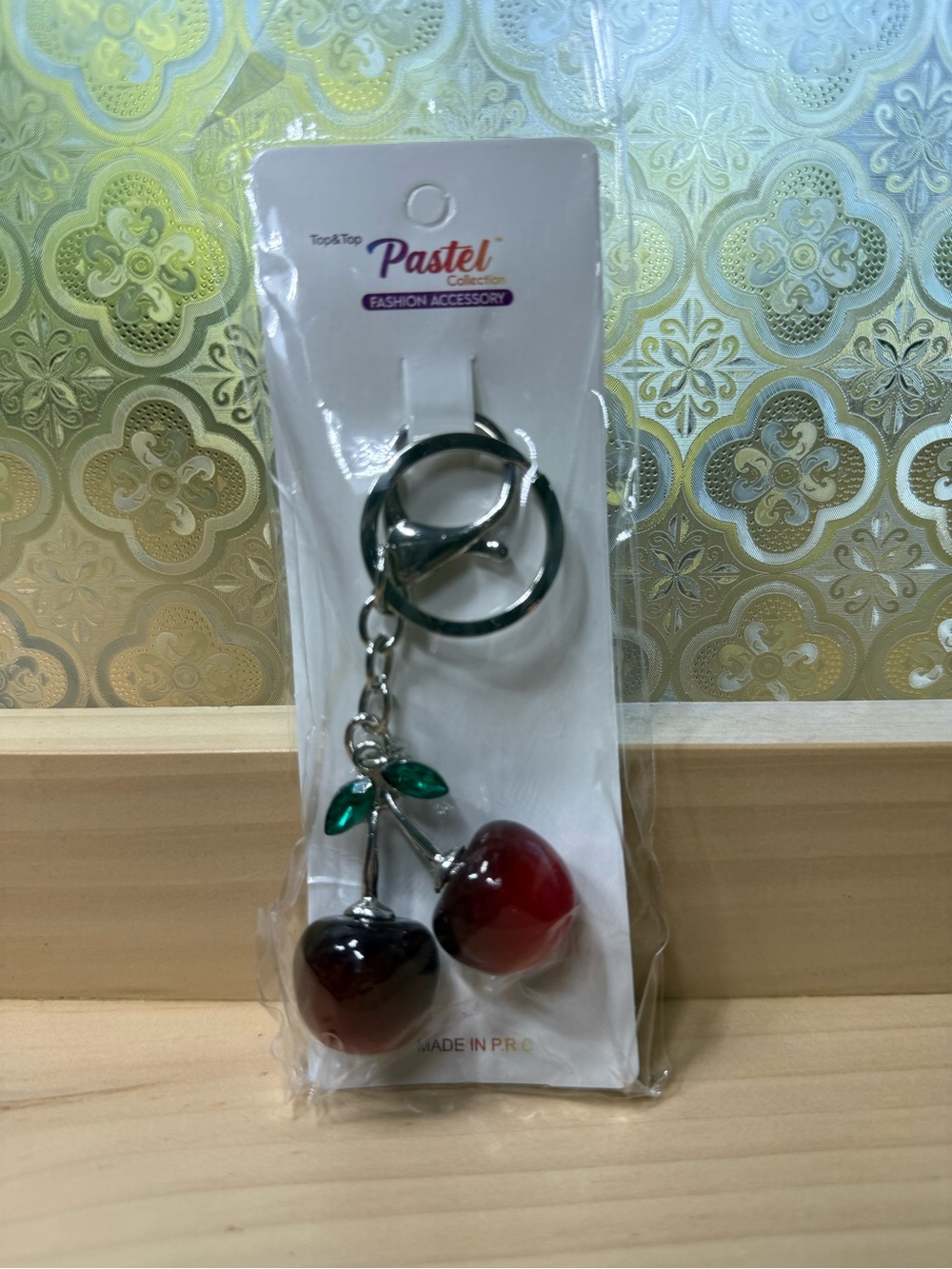 Red Cherry Keychain & Purse Charm New